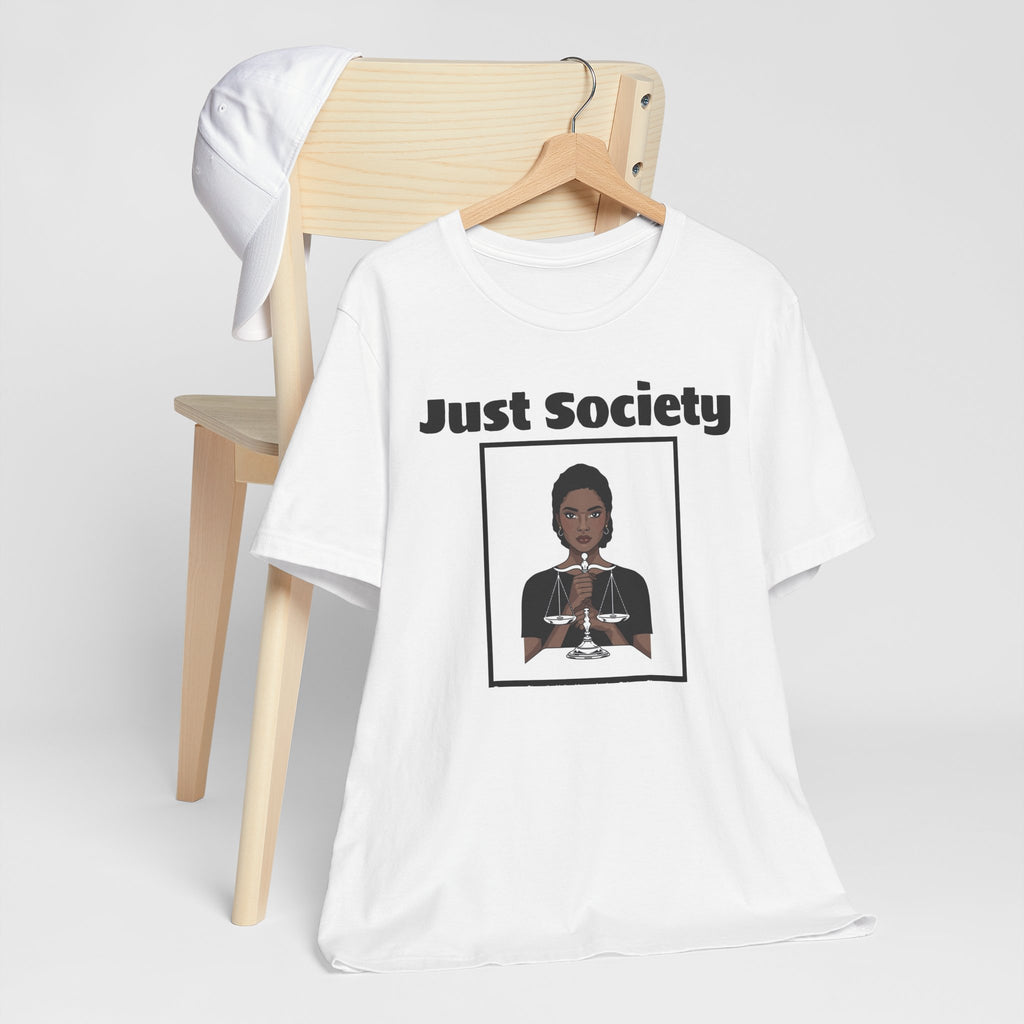 Just Society Tee — Stylish Social Justice Graphic T-Shirt