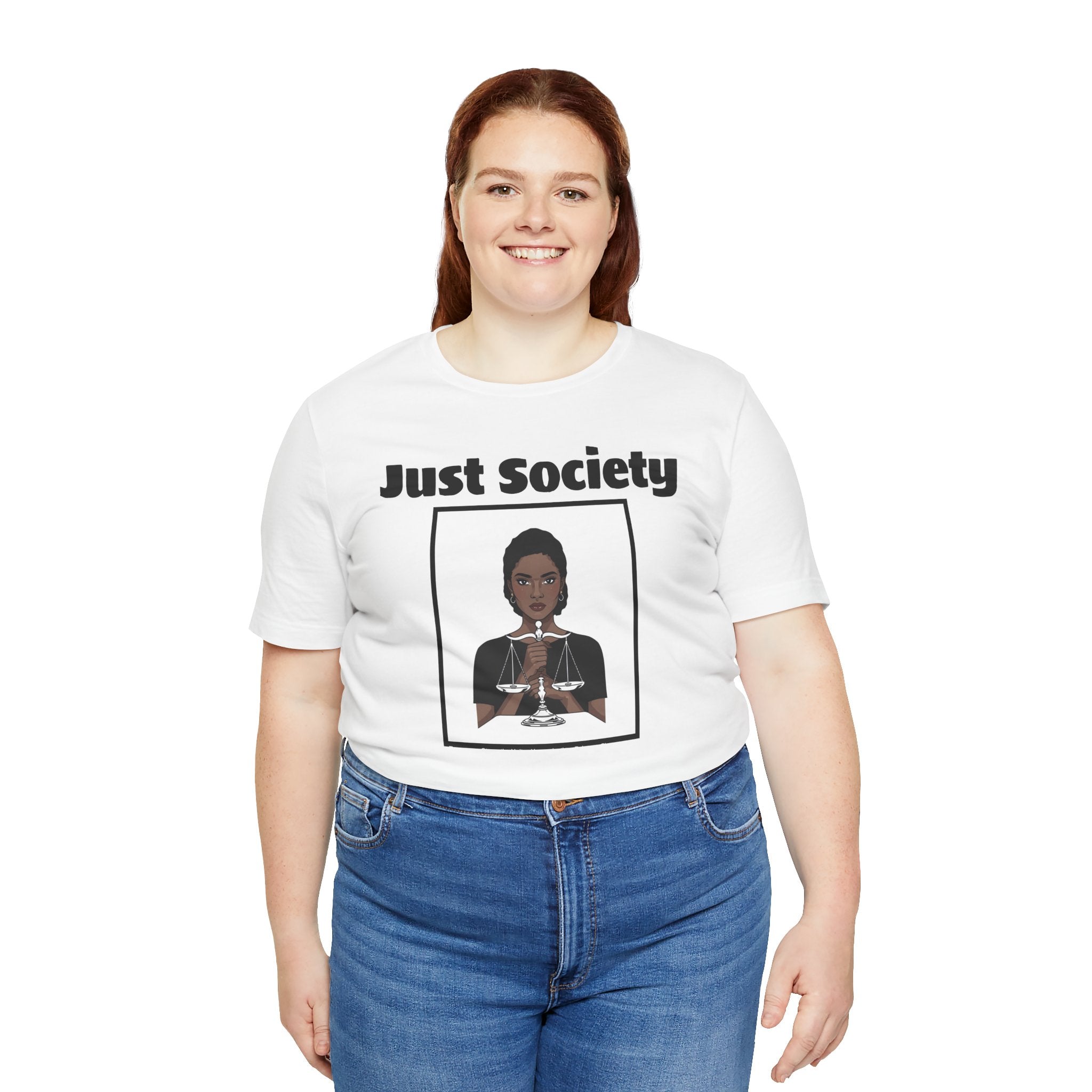Just Society Tee — Stylish Social Justice Graphic T-Shirt