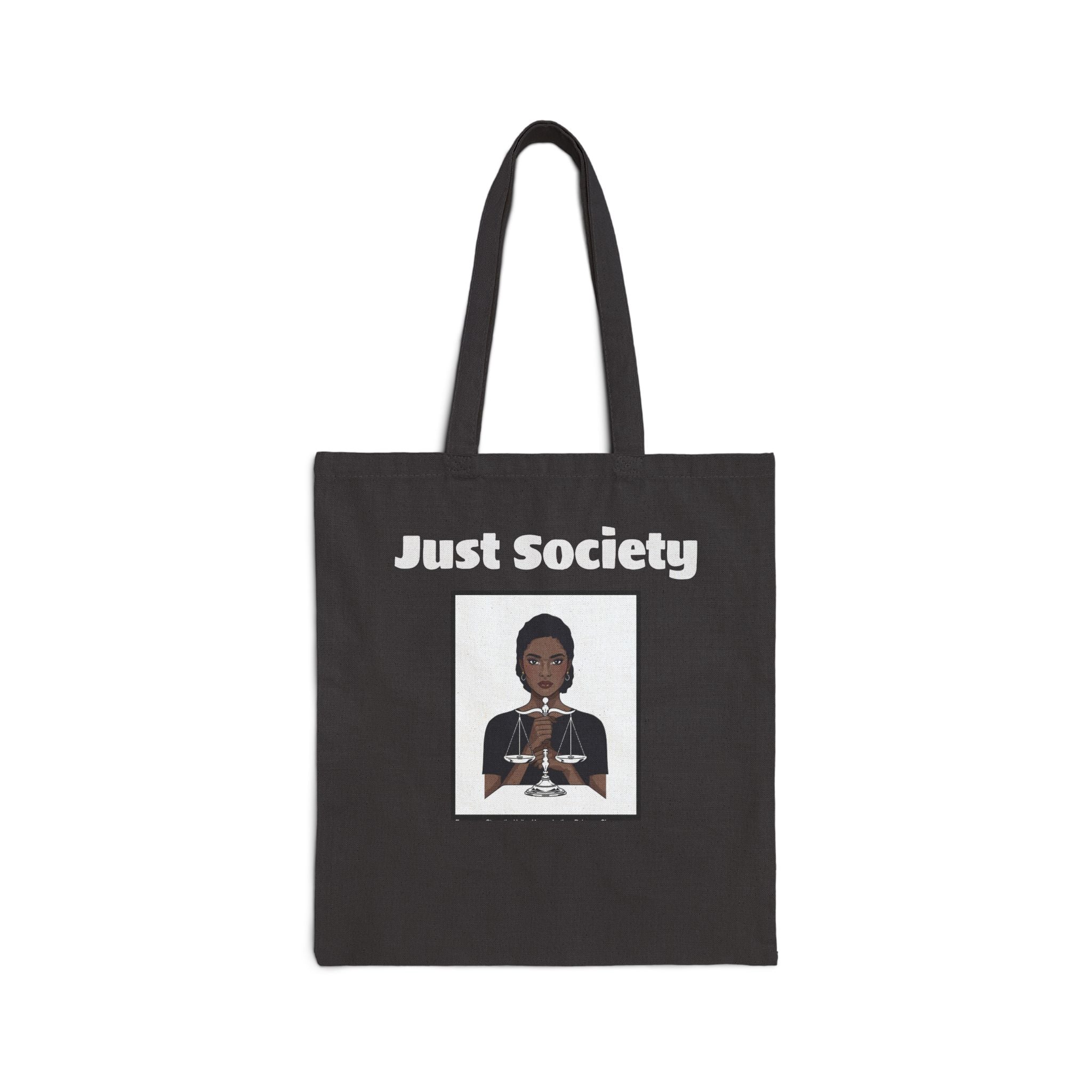 Just Society Cotton Canvas Tote Bag