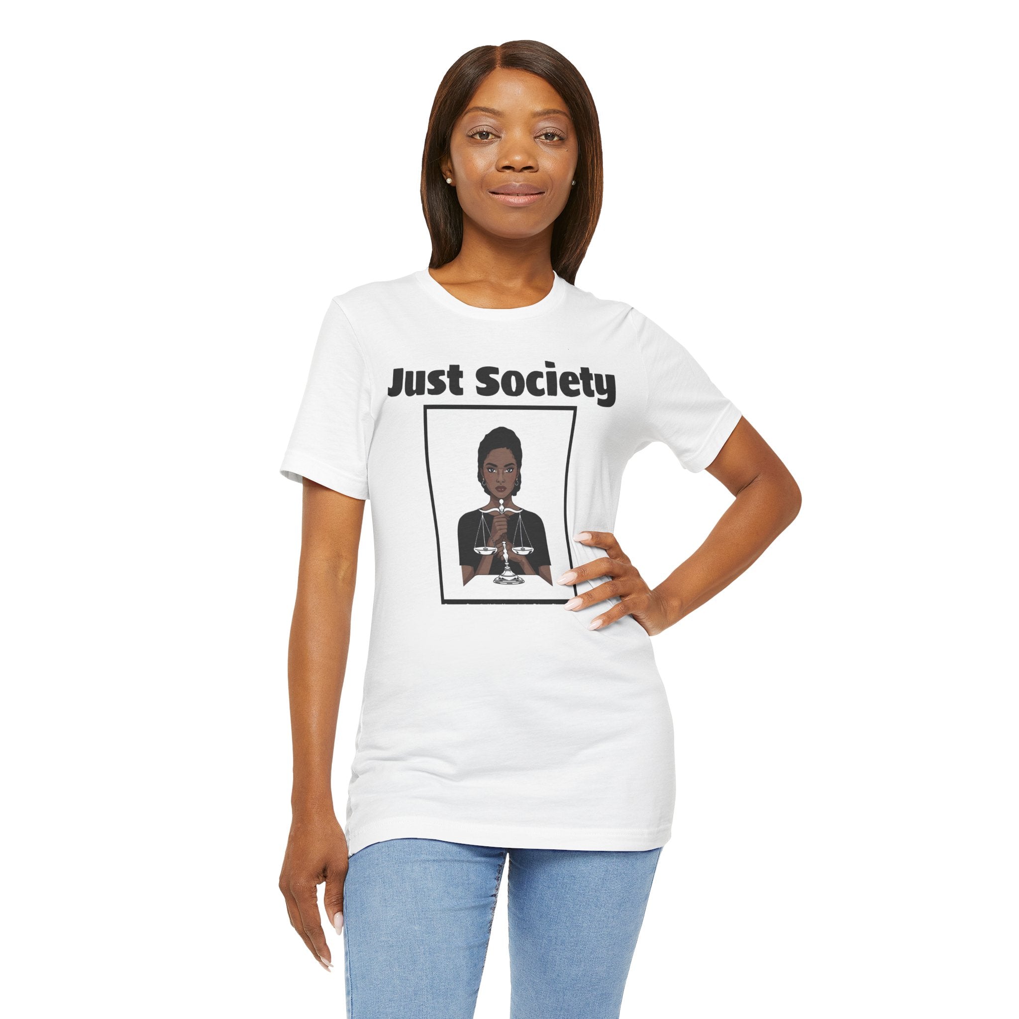 Just Society Tee — Stylish Social Justice Graphic T-Shirt