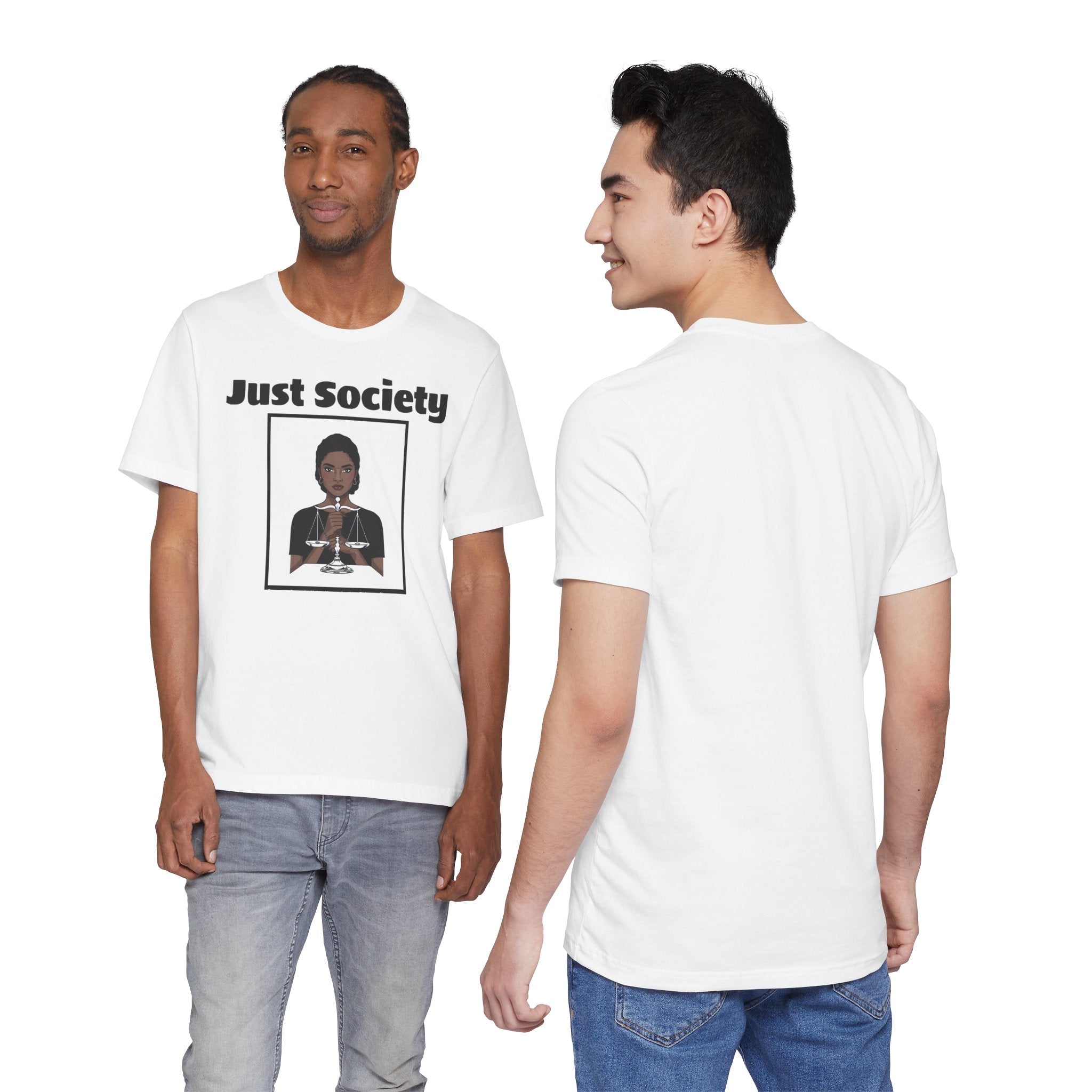 Just Society Tee — Stylish Social Justice Graphic T-Shirt
